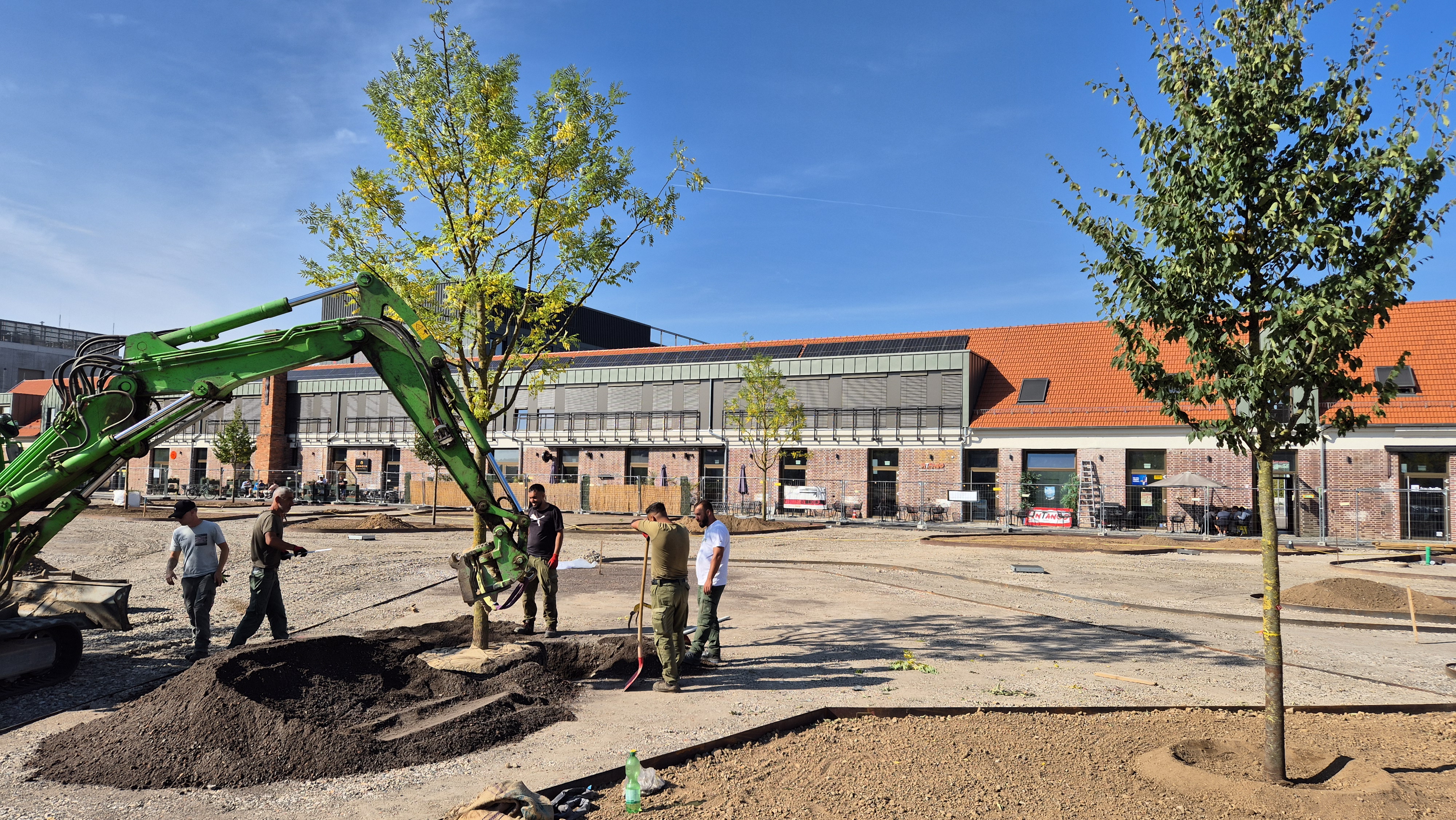 Heidelberg Innovation Park (hip): Freianlagen nehmen Gestalt an